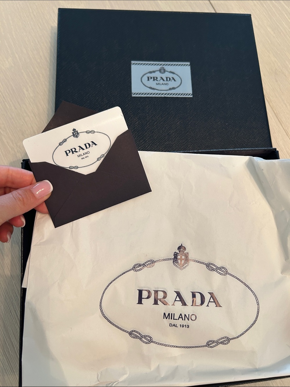 Prada Light Gray Nylon Shoulder Bag with Coin Pouch - Picture 2 of 3